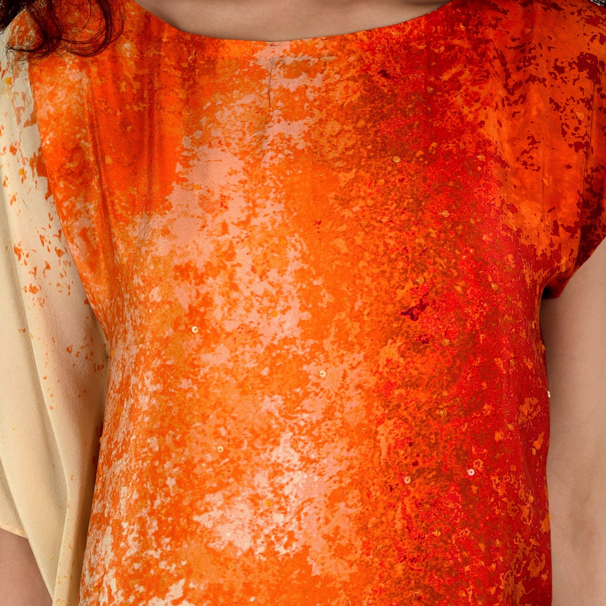 Rust Marbled Tunic - CHANGE!