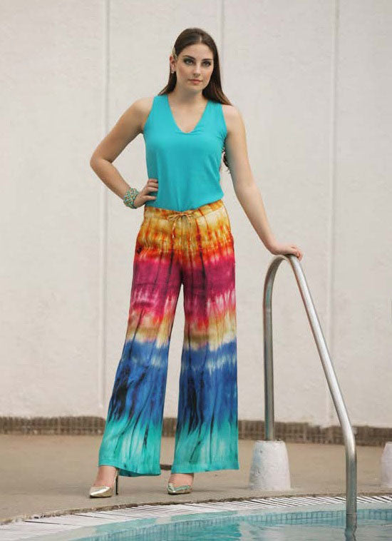 Tie Dye Printed Palazzo - CHANGE!