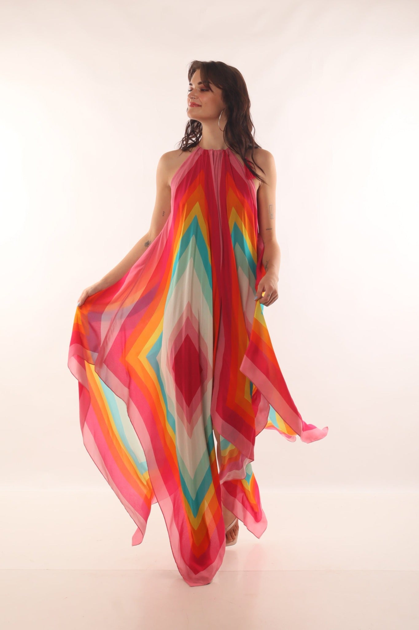 Multicolor Squared Dress - CHANGE!