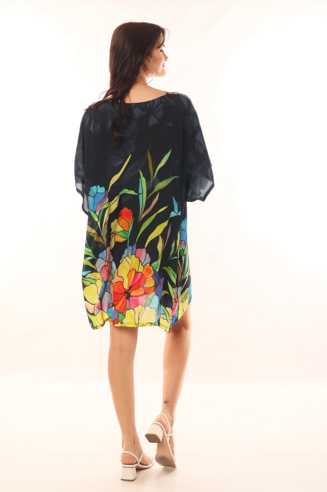 Floral Burst Kaftan Top - CHANGE!